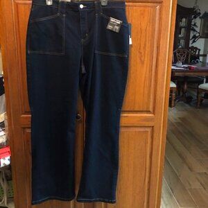 Jones New York Signature size 16/33 Dark blue jeans